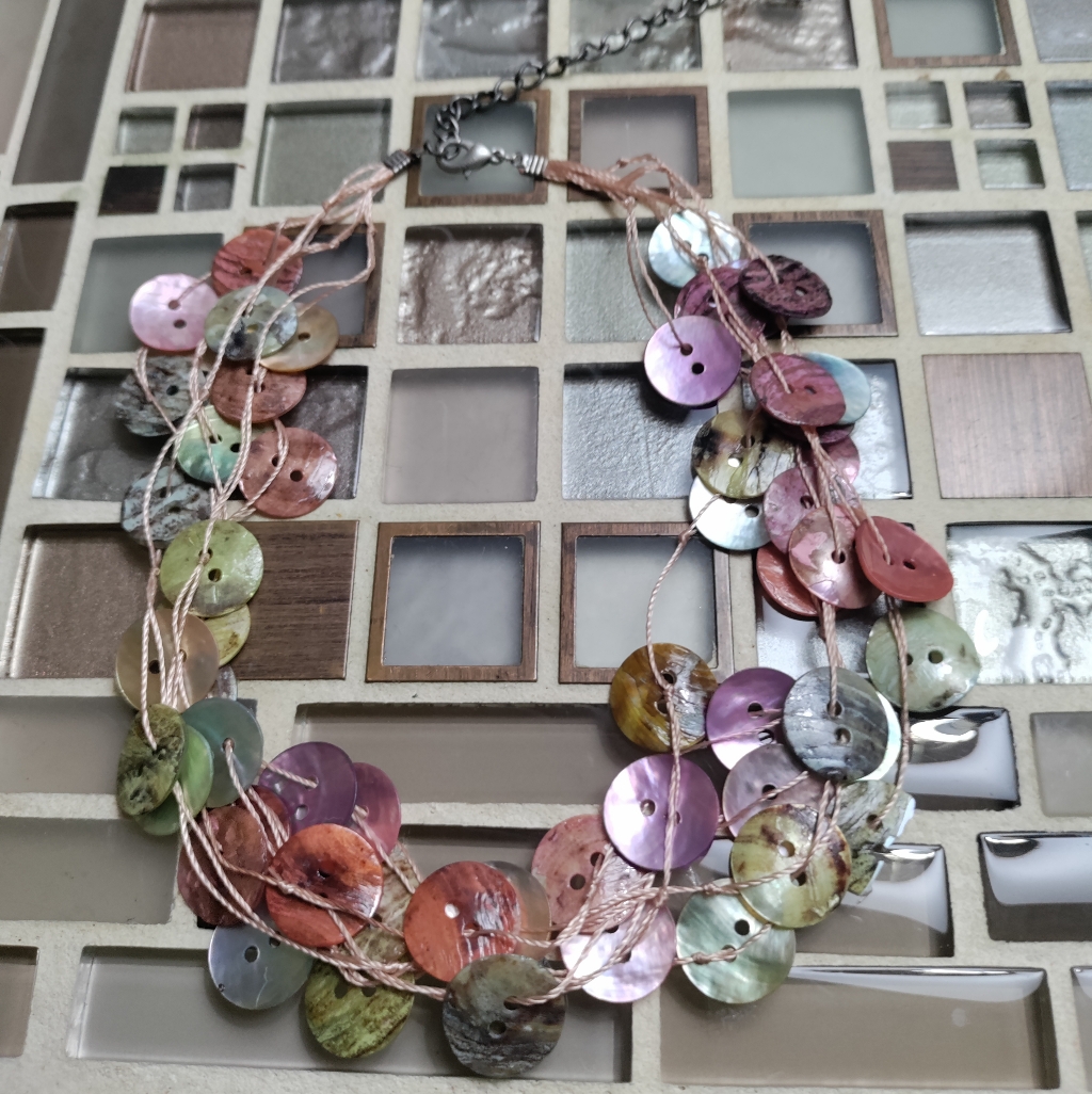 Vintage You & I Mop Necklace